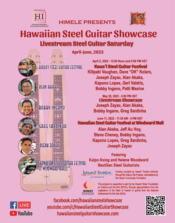 Hawaiian Steel Guitar Showcase 2022 Q2 Poster