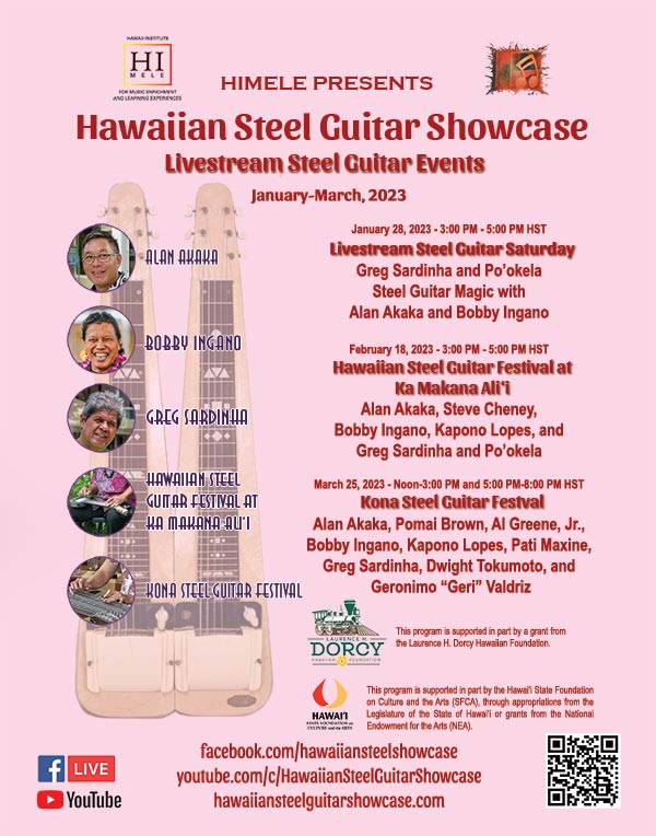 Hawaiian Steel Guitar Showcase 2023 Q1 Poster