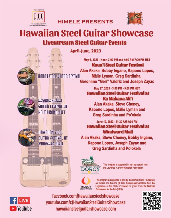 Hawaiian Steel Guitar Showcase 2023 Q2 Poster