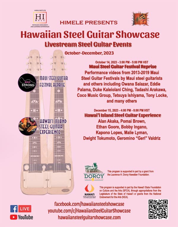 Hawaiian Steel Guitar Showcase 2023 Q4 Poster